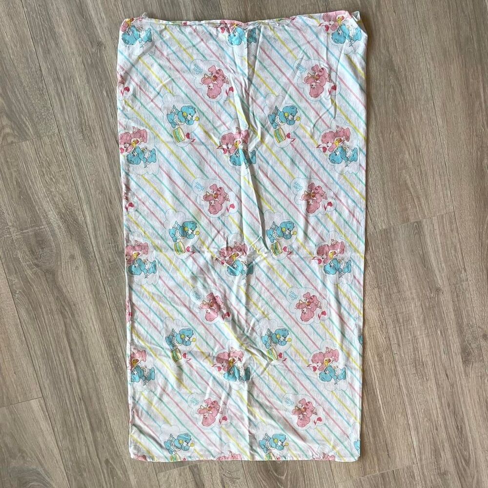 Care Bears Multicolor Striped Throw Blanket